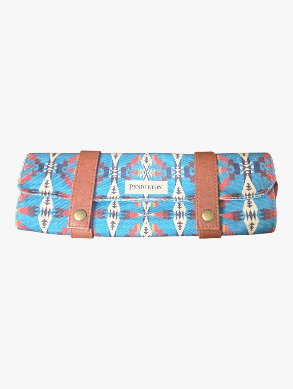 Pendleton Travel Backgammon Board ONLY - Turquoise Serape Roll-Up - Replacement
